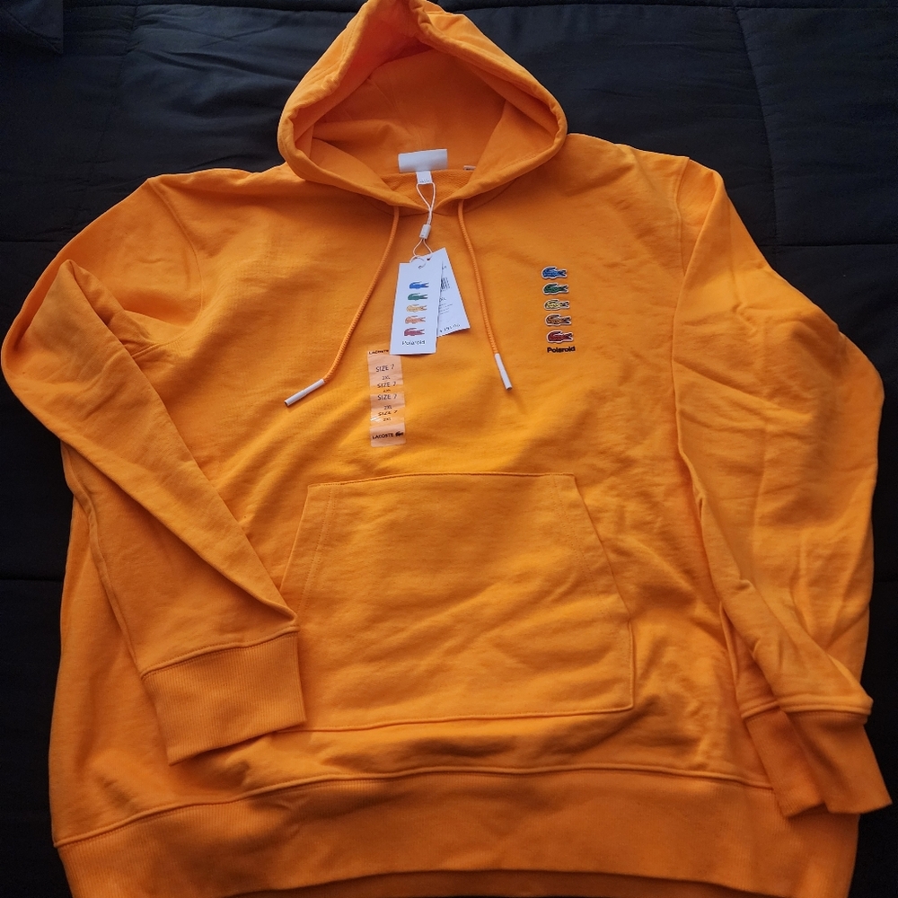 Lacoste Bright Orange Hoodie